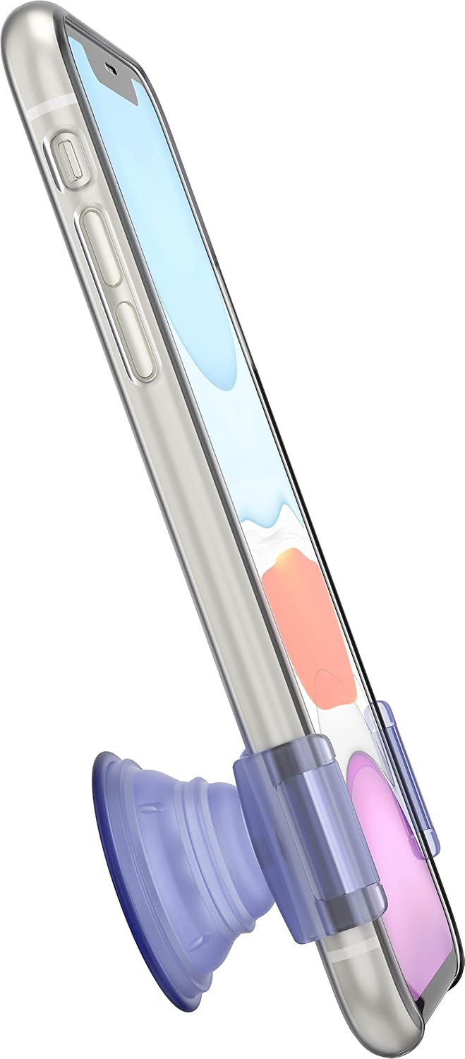 PopSockets Phone Grip Slide for Phones and Cases, Sliding Phone Grip with Expanding Kickstand - Deep Periwinkle