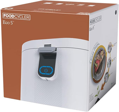 Food Cycler Eco 5 Award-Winning Kitchen Food Recycler | Indoor Composter Bin Alternative | Electric Countertop Food Disposer with Odorless 5L Indoor Food Waste Bin for Easy Waste Management | Grey