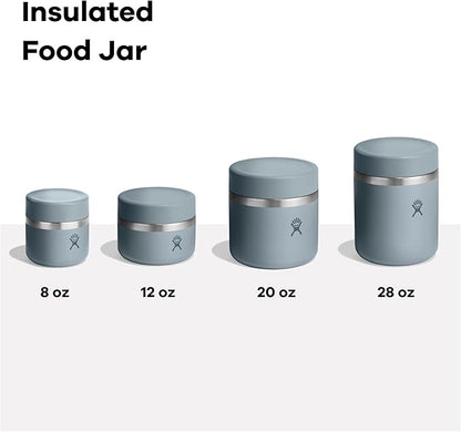 Hydro Flask Food Jar – Insulated Stainless Steel, Snack Travel Container for Hot Food, Lunch, & Soup 8 Oz Oat Tan