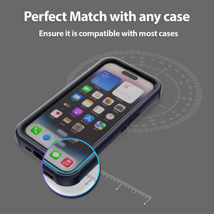 DOME GLASS Whitestone Screen Protector for iPhone 16 Pro Max with UV lamp