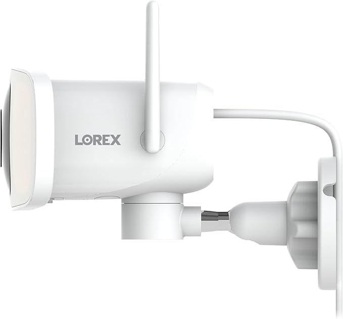 Lorex Connect 2K Floodlight Wi-Fi Security Camera | New Connect App | 160° Pan Coverage | Person Detection | Live Auto-Tracking | Color Night Vision | 2-Way Talk | Cloud & Local Storage Option