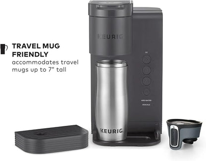 Keurig K-Express Essentials Matte Gray Single-Serve K-Cup Pod Coffee Maker