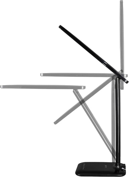 OttLite Slimline LED Desk Lamp – Touch Activated Controls, 3 Brightness Settings, ClearSun LED, Modern Design for Work, Office, or Dorm