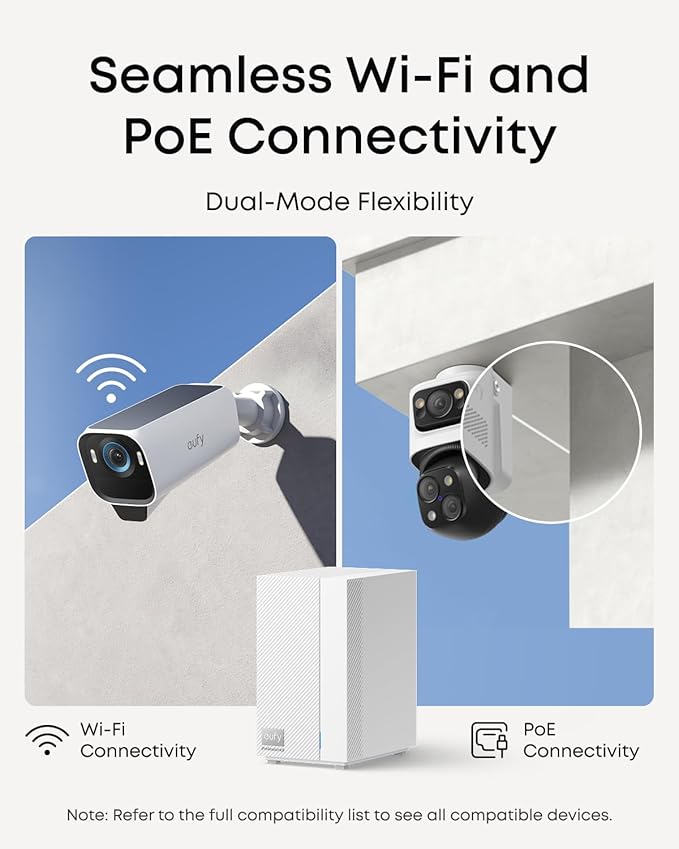 eufy HomeBase Professional S1, Home Security Center, 4G Connectivity, Battery Backup, Local Expandable Storage, Advanced Local AI, Compatible with eufy Security Products