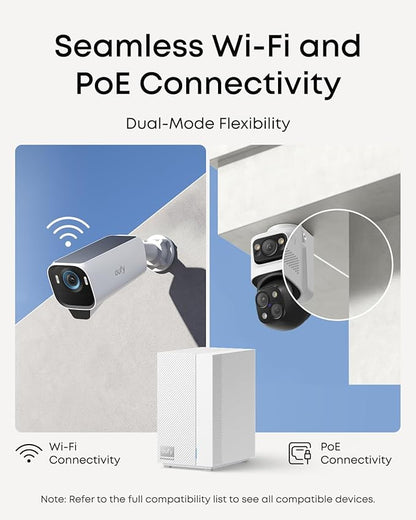 eufy HomeBase Professional S1, Home Security Center, 4G Connectivity, Battery Backup, Local Expandable Storage, Advanced Local AI, Compatible with eufy Security Products