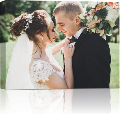 AbcCustomize Custom Canvas Prints,Transform Your Memories into Beautiful Art with Personalized Photo on Canvas,Personalized Canvas Wall Art for Home Decor, Gifts, and Keepsakes