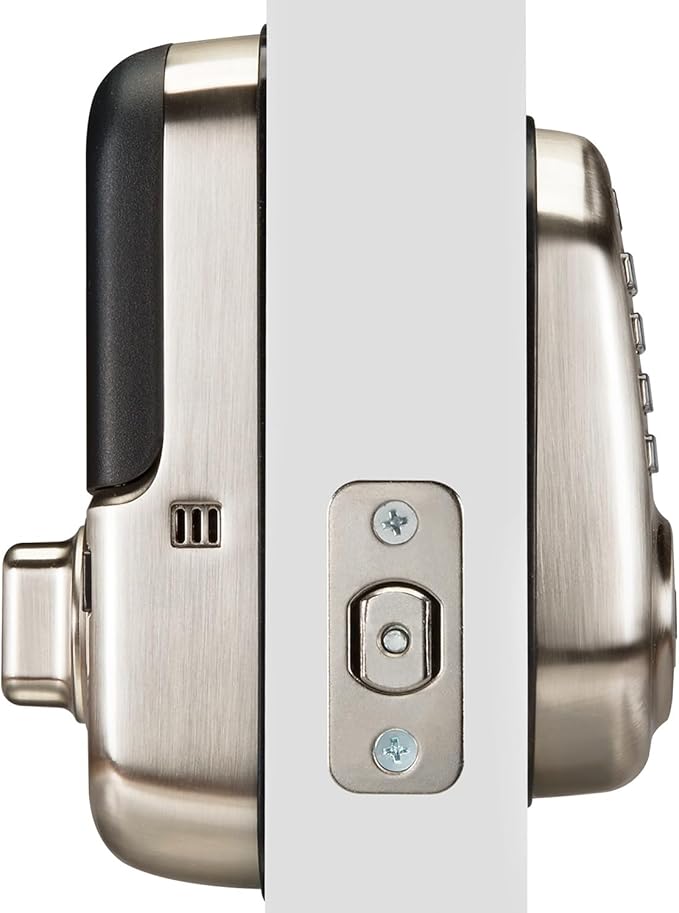 Yale Assure Lock with Z-Wave, Satin Nickel Smart Keypad Deadbolt Lock Works with Ring Alarm, Samsung SmartThings, (Hub Required, Sold Separately), ‎YRD216-ZW2-619