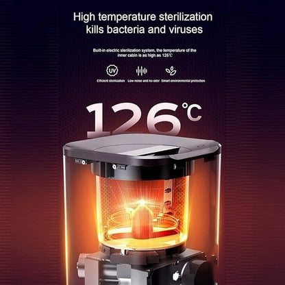 Electric Food Waste Processor, 700W Smart Waste Kitchen Composter, 2.5L Capacity Countertop Automatic Food Waste Cycler, Turn Garbage To Compost And Low Noise And Quiet Design ( Color : Orange )