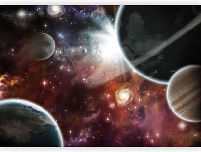 artgeist Wall Mural Cosmos Galaxy 138x101 in - XXL Non-Woven Wallpaper Fleece Wall Decor Photo Print Picture Image Design Home 10110905-32