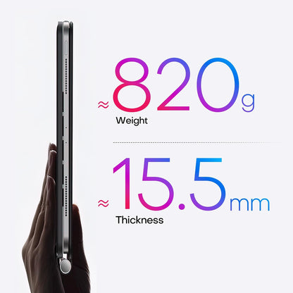 iPad Pro 13 Inch Case with Keyboard (M4, 2024) - 7-Color Backlit Magic Keyboard Case, Features Easy-Set Magnetic Stand, Built-in Multi-Touch Trackpad & Wireless Connectivity, Black