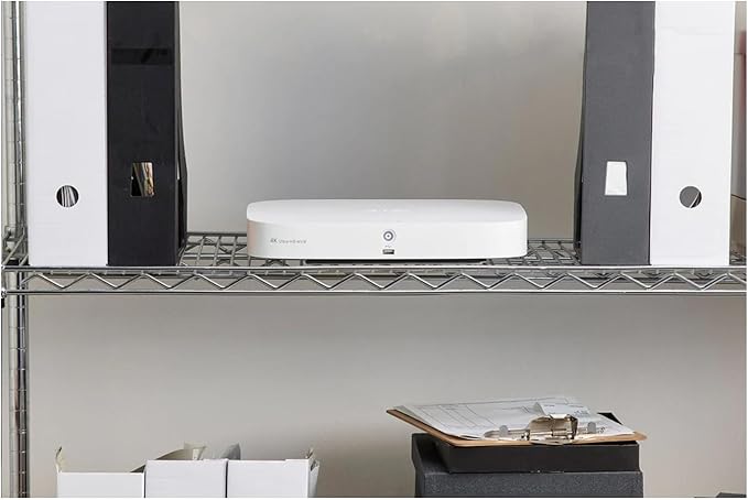 Lorex 4K 16 Camera Capable (8 Wired + 8 Wi-Fi) 2TB Wired NVR System with 4 Bullet Cameras with Smart Security Lighting