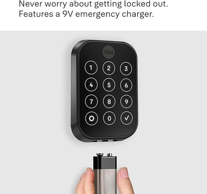Yale Assure Lock 2 Plus Apple Home Keys Deadbolt (Tap to Open), Oil Rubbed Bronze Key-Free Smart Entry Door Lock with Wi-Fi Connected Touchscreen Keypad for Code Entry, YRD450-N-WF1-0BP