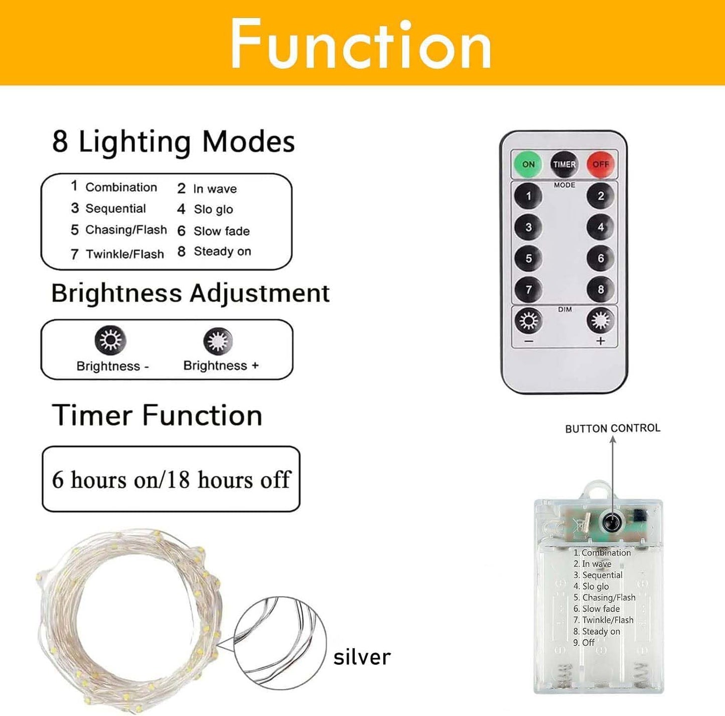 3 Pack Fairy Lights Battery Operated with Remote Control Timer, 26 FT 80 LED String Lights Outdoor Indoor, 8 Mode Twinkle Lights for Party Wedding Birthday Bedroom St Patricks Day Decorations(Green)