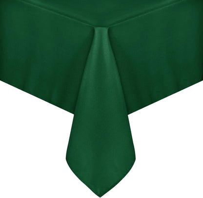 sancua Rectangle Tablecloth - 90 x 156 Inch - Stain and Wrinkle Resistant Washable Polyester Table Cloth, Decorative Fabric Table Cover for Dining Tables, Buffet Parties and Christmas, Hunter Green