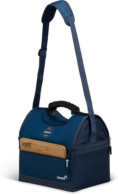 Igloo Gripper Soft Sided Cooler Bag | Insulated Dual Compartment Lunch Cooler
