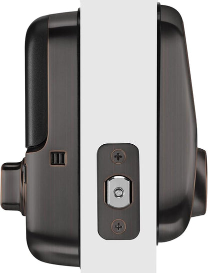 Yale Touchscreen Deadbolt with Z-Wave in Oil Rubbed Bronze