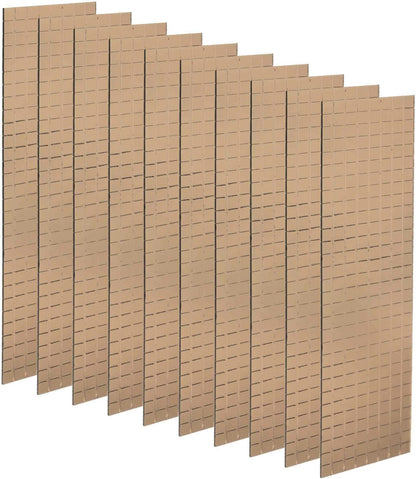 HARFINGTON 10 Sheet 4800 Pieces Self Adhesive Mirror Mosaic Tiles 5x5mm Small Square Mirror Tiles Sticker Disco Ball Stickers Mini Glass Tiles for DIY Craft Party Home Decoration, Brown