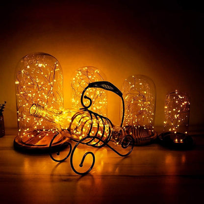 10Ft/30 LEDs Fairy,Starry , String Lights for Indoor&Outdoor Decoration Wedding Home Parties Christmas Holiday, Waterproof,Battery Operated.(Warm White)