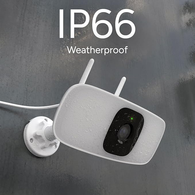 Lorex Connect 2K Floodlight Wi-Fi Security Camera | New Connect App | 160° Pan Coverage | Person Detection | Live Auto-Tracking | Color Night Vision | 2-Way Talk | Cloud & Local Storage Option