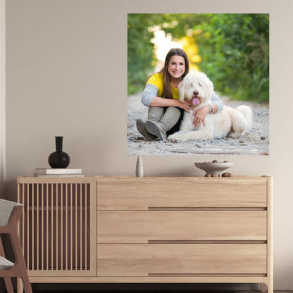 GZZFXXD Personalized Custom 24''x30'' Canvas Prints with Your Photo/your Image Large Wallart Wall Decor for Bedroom Dining room Living room Children's room(Unframed)