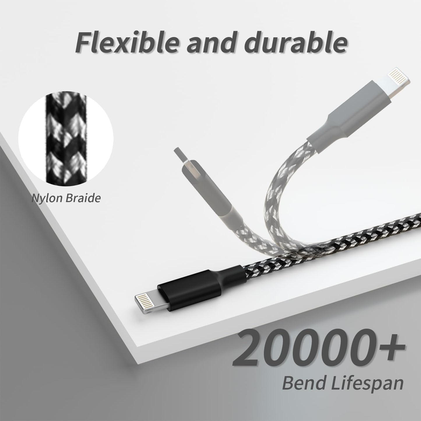 IDISON Multi Charging Cable(2Pack 4FT), 3 in 1 USB Charging Cable for Multiple Devices, Braided Universal Phone Charger Cord with Type-C, Micro USB, IP Port for iPhone16/15/14/Android Phones and More