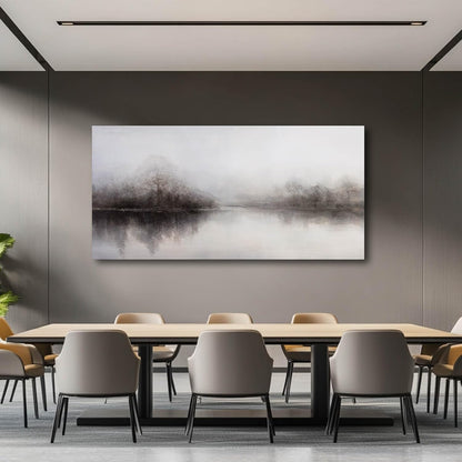 CHUDANHAO Abstract Tree Wall Art, 29x58 Inch, Framed Canvas Print, Perfect for Bedroom, Living Room, Dining Room