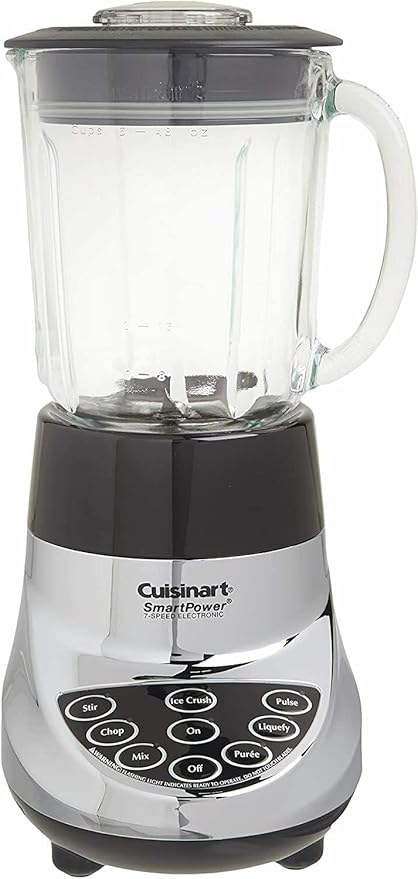 Cuisinart SPB-7CH SmartPower 40-Ounce 7-Speed Electronic Bar Blender, Chrome (Renewed)