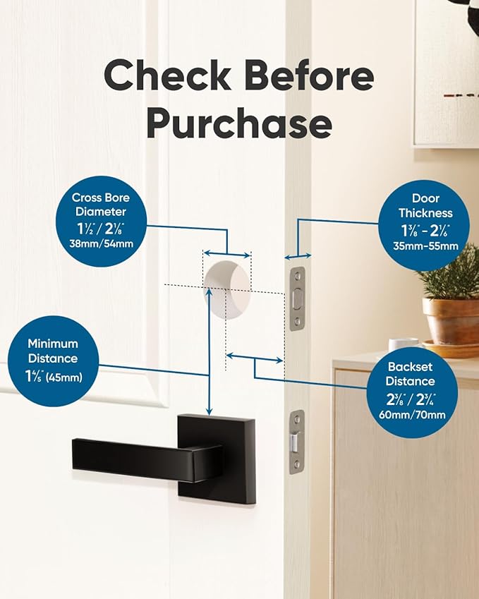 eufy Smart Lock E31, Fingerprint Keyless Entry Door Lock with Apple Home Ecosystem, for Front Door or Back, Supports Matter, Apple Home, Alexa, Google, 10000mAh Battery, Auto Lock