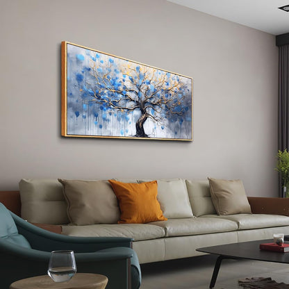 hyidecorart Wood Framed Canvas Wall Art For Living Room Large Wall Decor For Bedroom Modern Office Decor Black and White Inspiration Painting Prints Artwork Hang Abstract Pictures Home Decoration