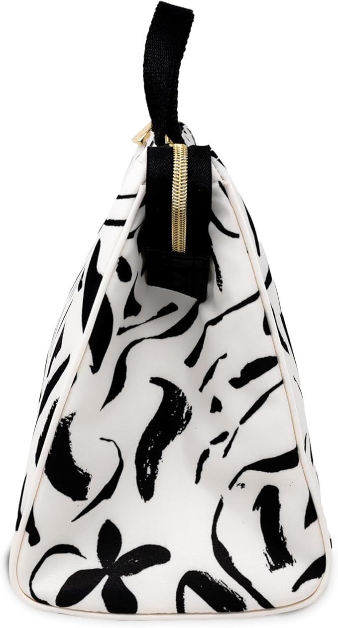 kate spade new york Portable Soft Cooler Lunch Bag, Thermal Tote with Insulated Interior Lining and Storage Pocket, Lunch Tote for Women, Painters Garden