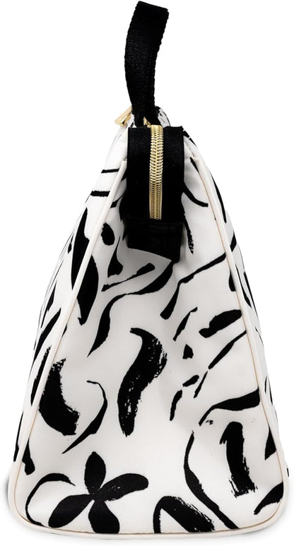 kate spade new york Portable Soft Cooler Lunch Bag, Thermal Tote with Insulated Interior Lining and Storage Pocket, Lunch Tote for Women, Painters Garden