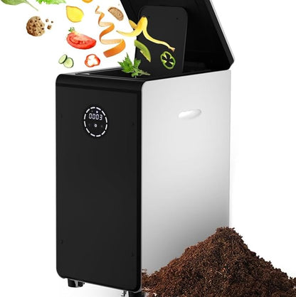 Smart 19L Electric Composter for Kitchen, Filter No Need to Change, Not Dehydration Tec, Add Waste Anytime Compost Machine, Electric Compost Bin Kitchen