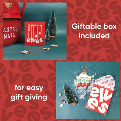 Personalized Family Christmas Ornament - Custom Ornament Family of 6 Xmas Ornaments 2024 Snowball Fight Ornaments Customized Siblings Snowballs Decor Family Ornament for Christmas Tree