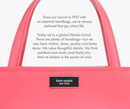 kate spade new york Insulated Lunch Tote, Small Lunch Cooler, Cute Lunch Bag for Women, Floral Thermal Bag with Double Zipper Close and Carrying Handle, Spade Flower Stripe