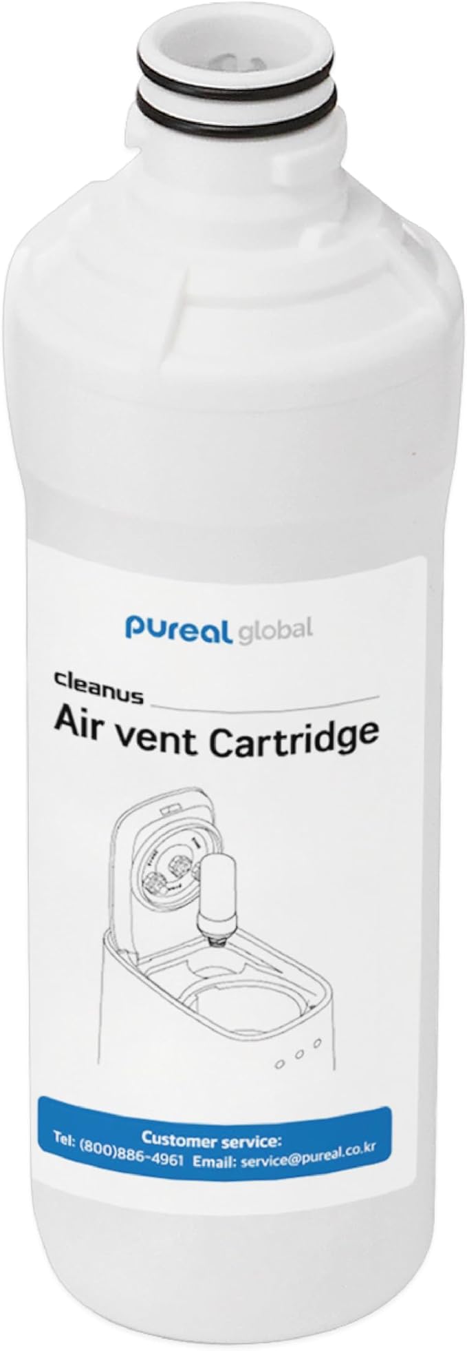Pureal Electric Food Waste Composter Air Vent Cartridge, Odorless for Kitchen