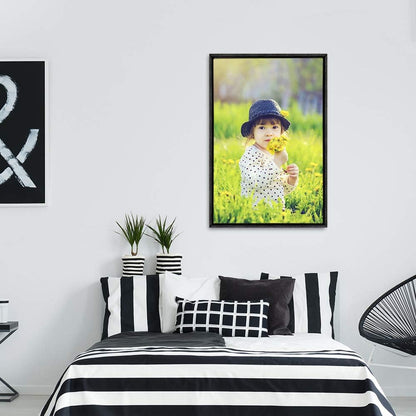 wall26 Framed Custom Canvas Wall Art for Living Room, Bedroom Canvas Prints for Home Decoration Ready to Hang - 24"x36", Black Frame
