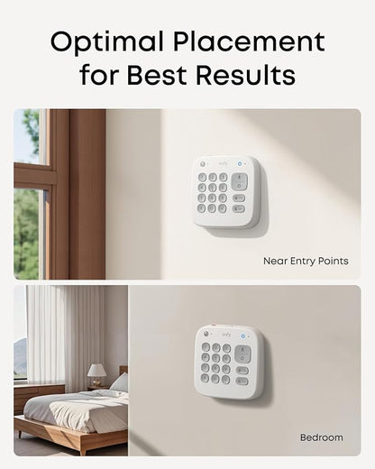eufy Keypad E10, Quick and Convenient Arming/Disarming, Covert Duress Alarm, One-Touch SOS Alert, Requires HomeBase 2, 3 or Pro