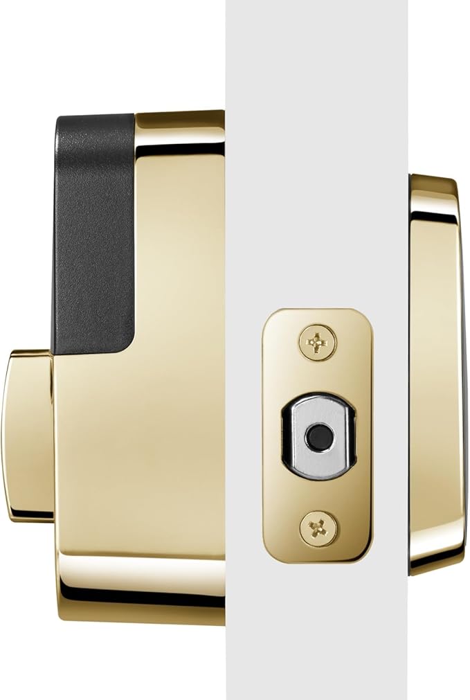 Yale Assure Lock 2 Deadbolt, Lifetime Brass Key-Free Smart Lock with Z-Wave Connected Touchscreen Keypad for Code Entry, YRD450-ZW2-P05