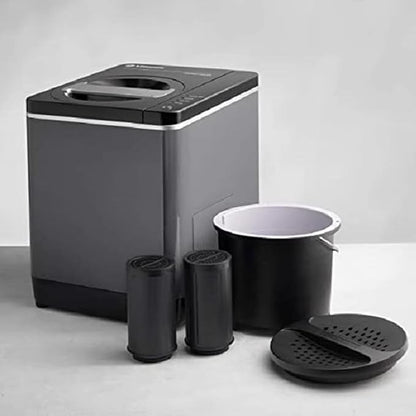 Electric Composter for Kitchen, 2.5L Auto Food Cycler Compost Machine, with 3 Working Modes, One-Touch Turn Food Waste to Compost