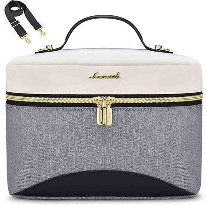 LOVEVOOK Insulated Lunch Bag for Women,Adult Lunch Box for Women,Leakproof Cooler Bag for Office Picnic Hiking Beach,Lunch Tote Bag with Adjustable Shoulder Strap