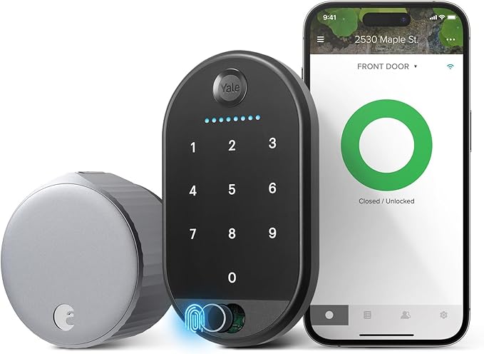 Yale August Wi-Fi Smart Lock with Keypad Touch in Silver