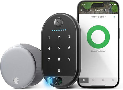 Yale August Wi-Fi Smart Lock with Keypad Touch in Silver