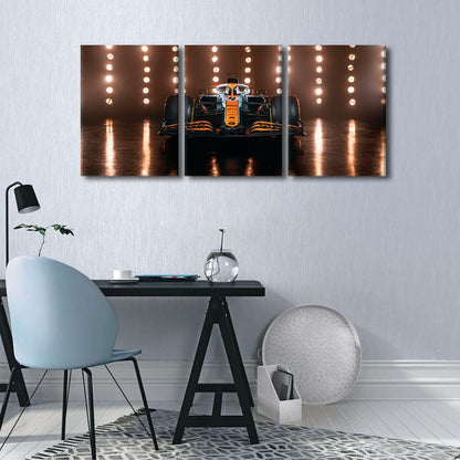 TUMOVO Speedy Racing Car Wall Art Sports Car Pictures Print On Canvas Car Poster Decor Modern Artwork Wall Art for Living Room Office Giclee Gallery Wrapped Prints Framed Ready to Hang, 36" Wx16 H