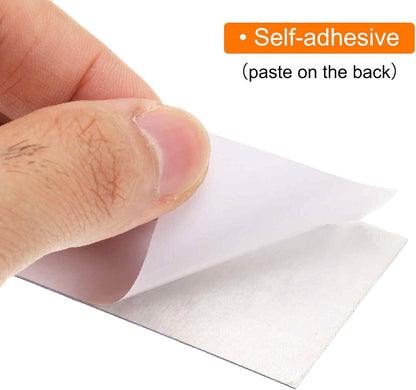 HARFINGTON 10 Sheet 4800 Pieces Self Adhesive Mirror Mosaic Tiles 5x5mm Small Square Mirror Tiles Sticker Disco Ball Stickers Mini Glass Tiles for DIY Craft Party Home Decoration, Black