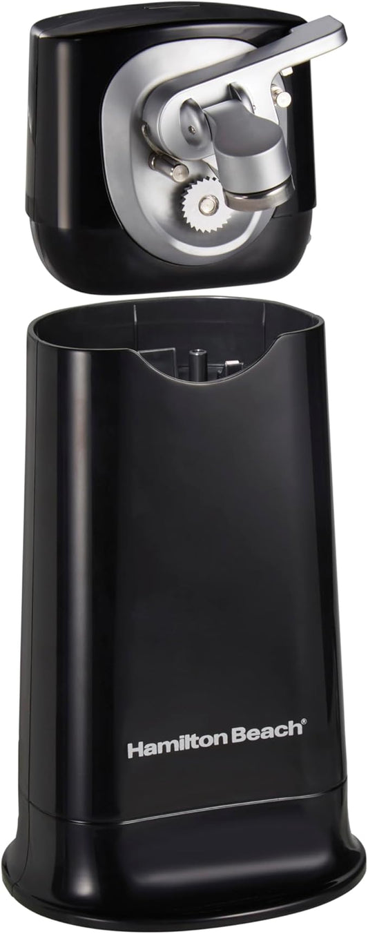 Hamilton Beach 76611 FlexCut 2-in-1 Cordless & Rechargeable Electric, Easily Standard Automatic Can Opener, Easy-Clean, With Removable Walking Cut Head