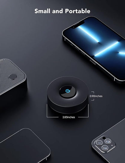 Govee Music Sync Box, Bluetooth Group Control 7 Devices, 22 Dynamic Music Modes, Battery Powered, USB Charged, Supports All Govee Smart Color Light Products