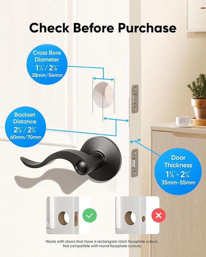 eufy Security Smart Lock C30, Keyless Entry Door Lock, Built-in WiFi Keypad Deadbolt for Front Door, No Bridge Required, Easy Installation, Reliable Power, Traditional, Black