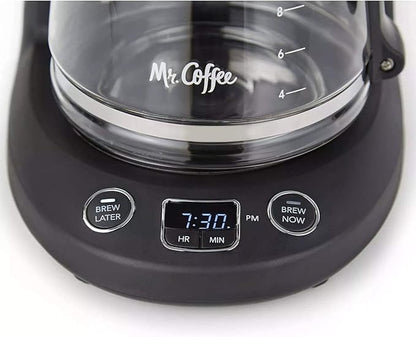Mr. Coffee® 12-Cup Programmable Coffeemaker, Brew Now or Later