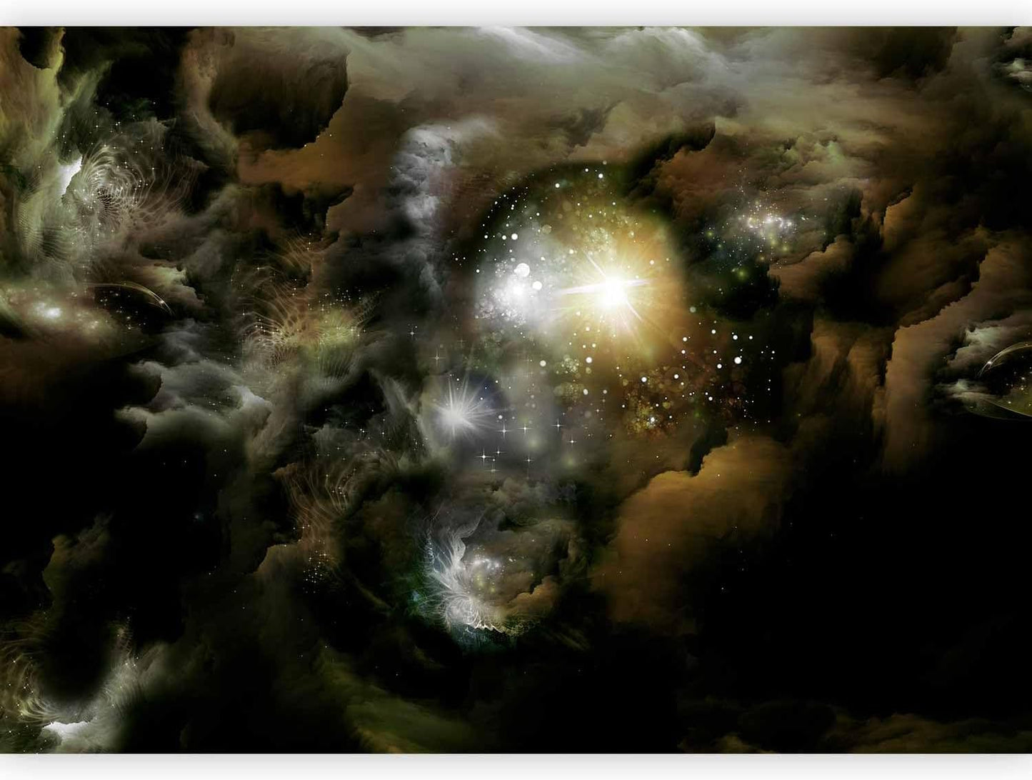 artgeist Wall Mural Cosmos Galaxy 135x101 in - Peel and Stick Self-Adhesive Wallpaper Removable Large Sticker Foil Wall Decor Print Picture Image Design n-A-0027-a-b