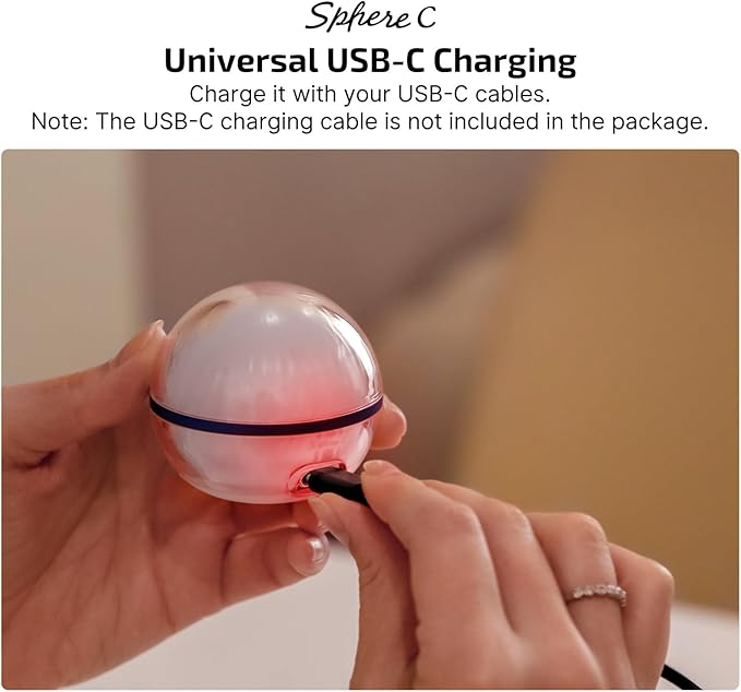 OLIGHT Sphere C 2-Pack Smart Night Light, USB-C Rechargeable, 75 Lumens Stepless Dimming, App Control Ambient Lighting, Portable for Parties, Camping, Reading or Bedrooms (Type-C Cable Excluded)